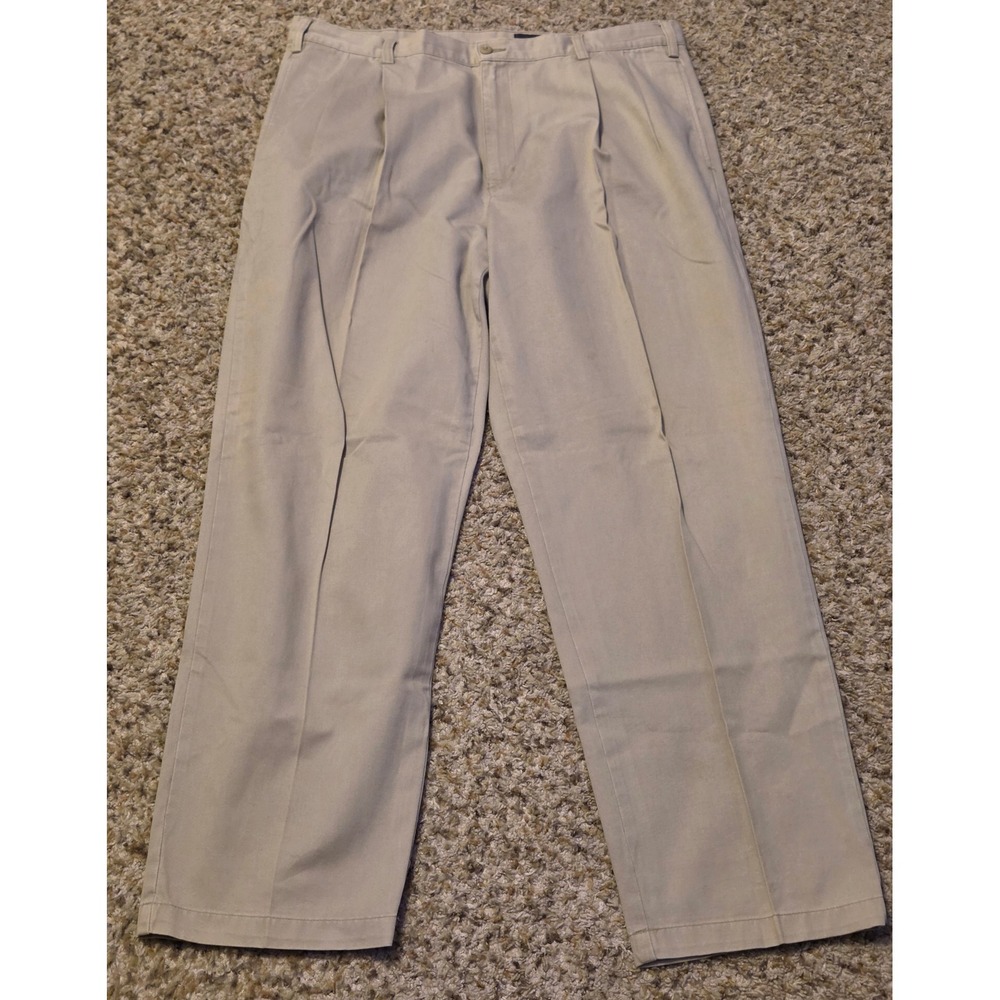 Eddie Bauer‎ Relaxed Fit Khaki Pants Mens Size 38x32 Tan